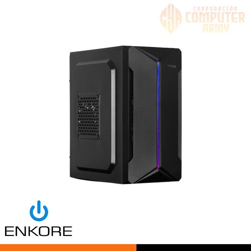 cases (20) CASE ENKORE BRAIN C/FUENTE 600W - Imagen 1