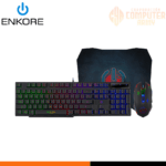 COMBO ENKORE 3 EN 1 TECLADO + MOUSE + PADMOUSE