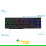 COMBO ENKORE 3 EN 1 TECLADO + MOUSE + PADMOUSE - Imagen 3