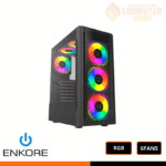 CASE ENKORE XTREME BLACK 4 FAN RGB VIDRIO TEMPLADO