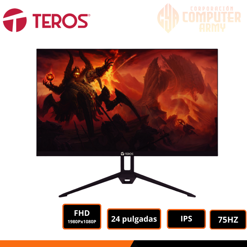 MONITORES (14) MONITOR TEROS TE2414S 24 PULGADAS 75HZ 5MS - Imagen 1