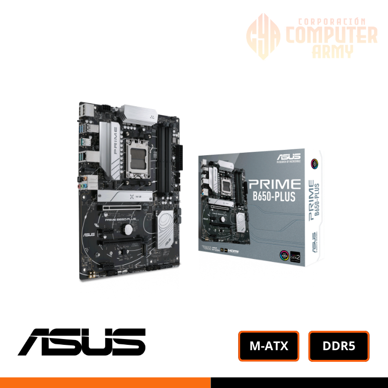 PLACAS (7) MAINBOARD ASUS PRIME B650M-A II, DDR5, AM5, AMD - Imagen 1