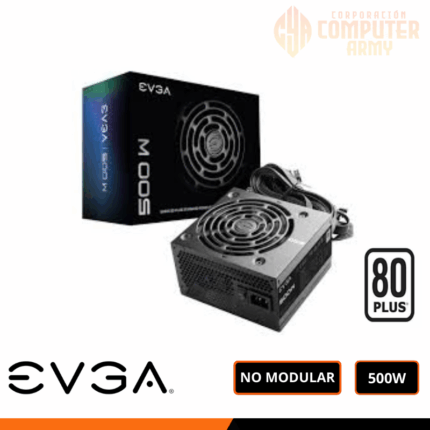 FUENTE PODER EVGA 500W 80 PLUS WHITE