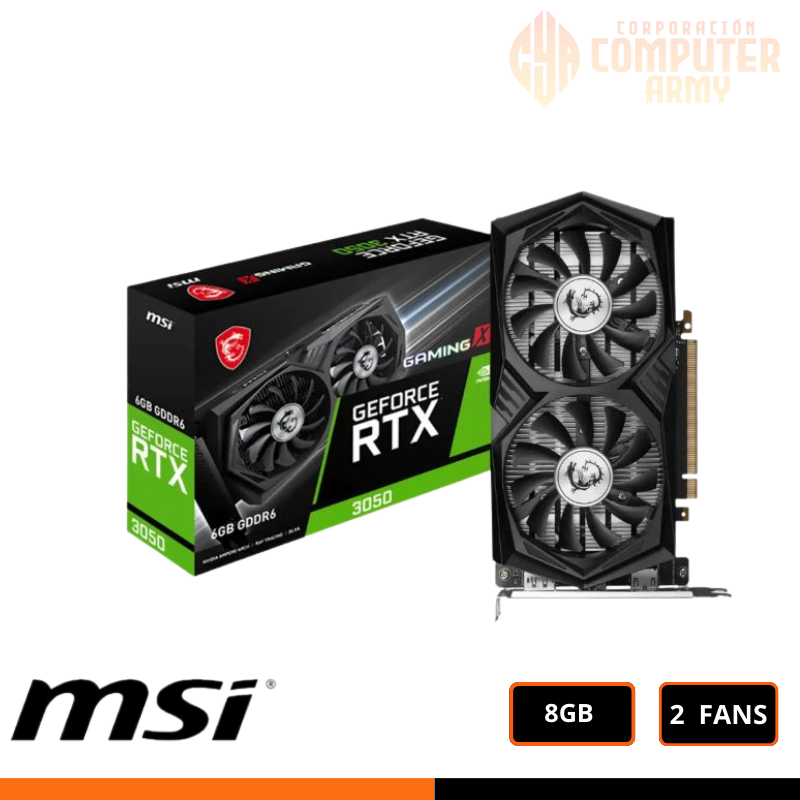 GRAFICAS (12) TARJETA DE VIDEO RTX 3050 GAMING X 6 GB - Imagen 1