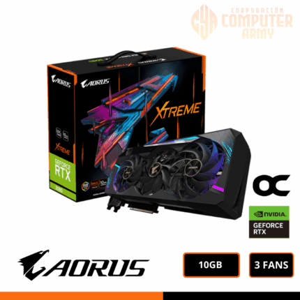 TARJETA DE VIDEO RTX 3080 AORUS EXTREME 10 GB EDICION SPECIAL INCLUYE PANTALLA LED PERSONALIZABLE
