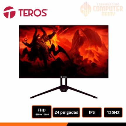 MONITOR TEROS 2415S 24 PULGADAS 120 HZ 1 MS PARLANTES INCORPORADOS