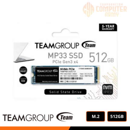 DISCO SOLIDO SSD 512GB TEAM GROUP MP34 M.2 NVME