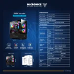 CASE ICUBE MICRONICS  WHITE 6 FANS RGB SIN FUENTE  MID TOWER - Imagen 2