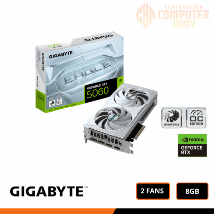 TARJETA DE VIDEO RTX 5060 8GB GIGABYTE EAGLE WHITE GDRR7