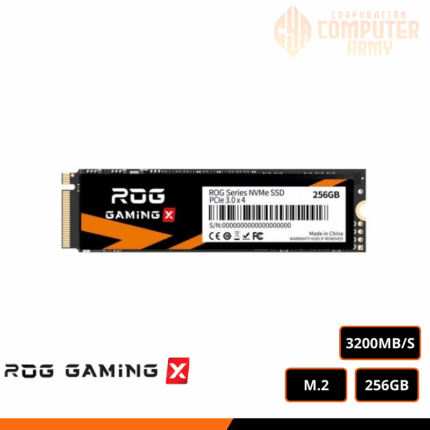 DISCO SOLIDO SSD 256GB ROG GAMING X M.2 NVME PCIE GEN3X4