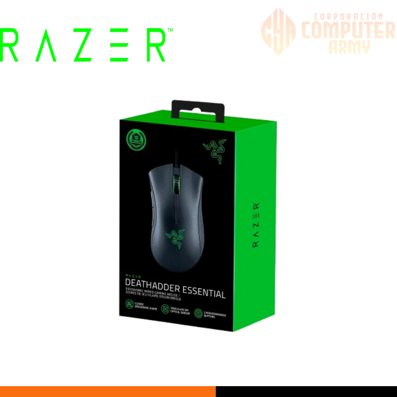 COOLER ACCESORIOS (25) MOUSE RAZER DEATHADDER ESSENTIAL/ Sin software - Imagen 1