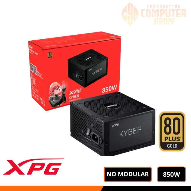 FUENTE (1) FUENTE DE PODER XPG KYBER 850W 80+ GOLD - Imagen 1