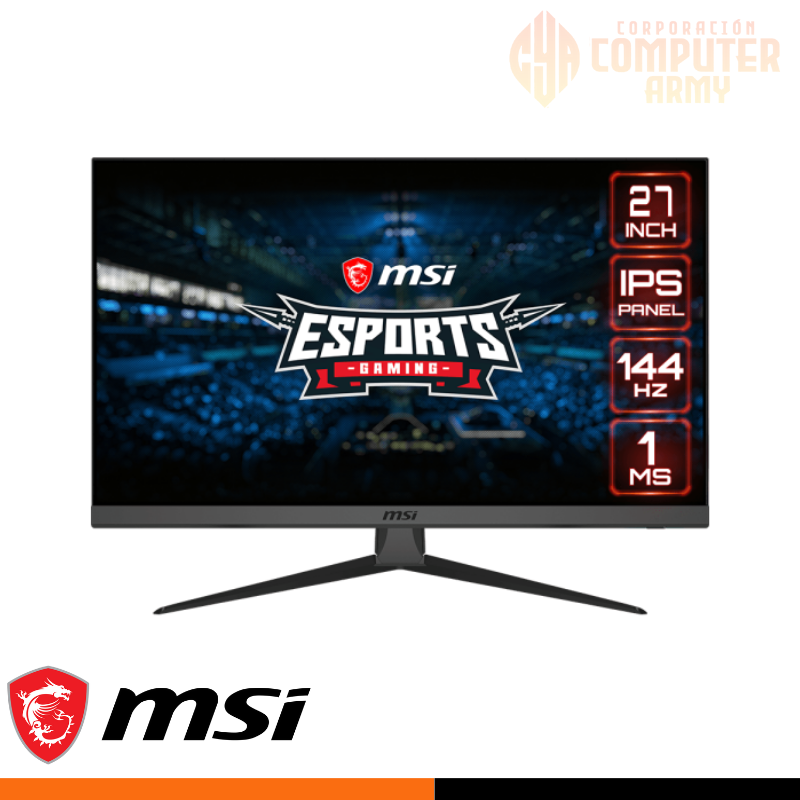 COOLER ACCESORIOS (10) MONITOR MSI 27" G275L E14 144HZ PLANO - Imagen 1