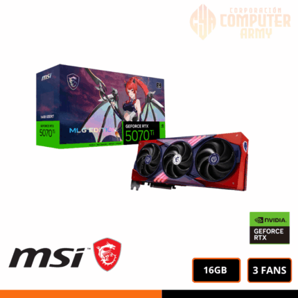 Tarjeta de video MSI RTX 5070TI MLG EDITION, 16GB, GDDR7, PCI-Express 5.0