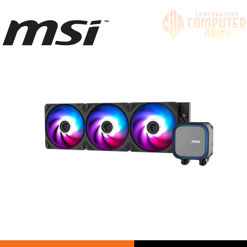 COOLER ACCESORIOS (32) REFRIGERACION LIQUIDA, MSI, CORELIQUID A13 360 ARGB BLACK - Imagen 1