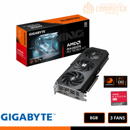 Tarjeta gráfica Gigabyte Gaming OC Radeon RX 9060 XT 8GB GDDR6 PROMO CON PC