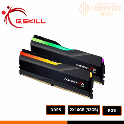 Memoria Ram G.SKILL RIPJAWS M5 32GB (16GBX2) DDR5 6000MHZ BLACK CL36 INTEL XMP
