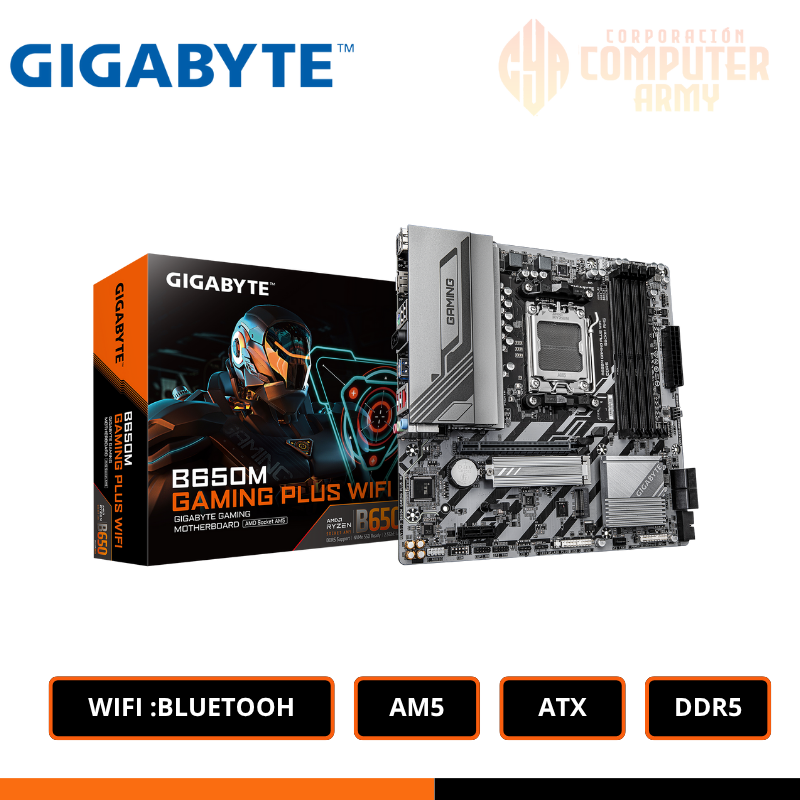 PLACAS (22) PLACA MADRE B650M GAMING PLUS WIFI - Imagen 1