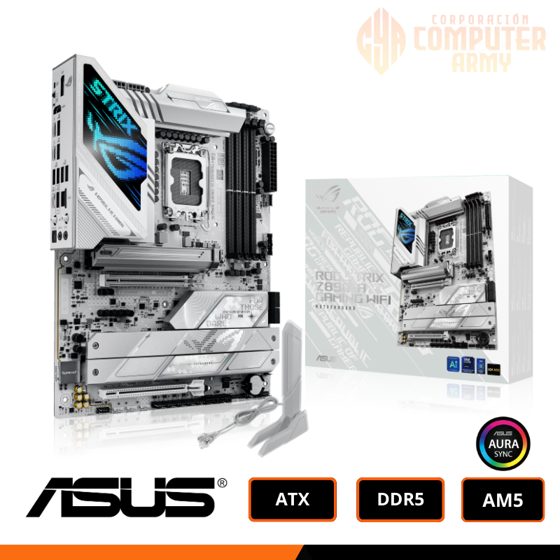 PLACAS (3) PLACA ASUS ROG STRIX Z890-A GAMING WIFI ATX DDR5 LGA 1851 - Imagen 1