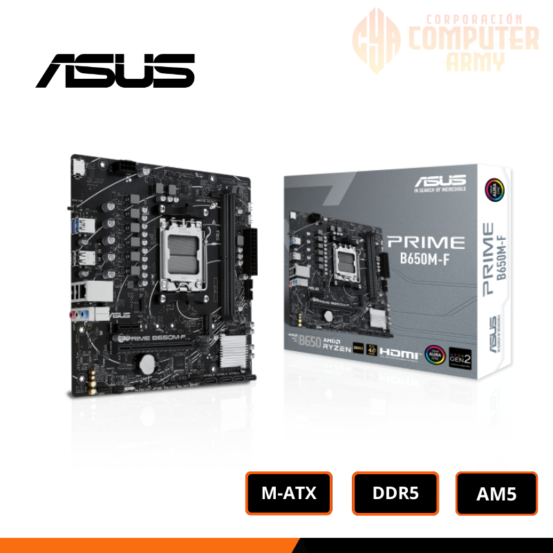 PLACAS (8) PLACA MADRE B650M ASUS PRIME - Imagen 1