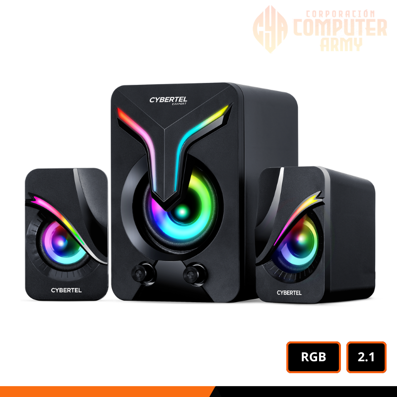 FUENTE (1) PARLANTE EXXPERT CBX S500 RGB 2.1 2EN1 - Imagen 1