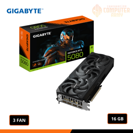 Tarjeta Grafica Gigabyte Geforce Rtx 5080 16Gb Gddr7 Windforce Oc (CON PC)