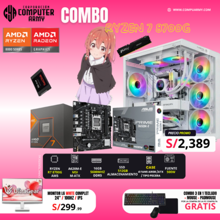 COMBO PC RYZEN 7 8700G