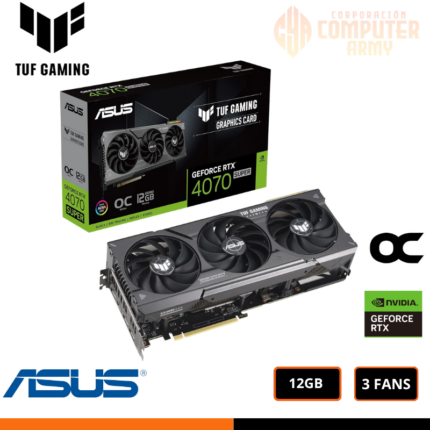 TARJETA DE VIDEO ASUS TUF GAMING GEFORCE RTX 4070 SUPER 12GB GDDR7 OC (SOLO CON PC)