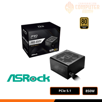 FUENTE DE PODER ASROCK PRO 850w 80+ Gold