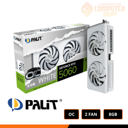 Tarjeta de Video Palit GeForce RTX 5060 White OC 8GB GDDR7