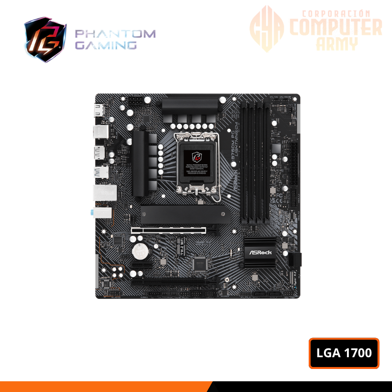 ERP-1396-1.png PLACA MADRE B760M ASROCK PG lightning D4 OEM - Imagen 1