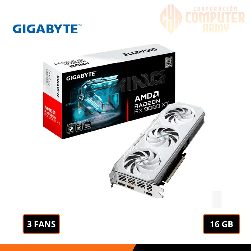 GRAFICAS (37) Tarjeta de video GIGABYTE Radeon RX 9060 XT - Imagen 1