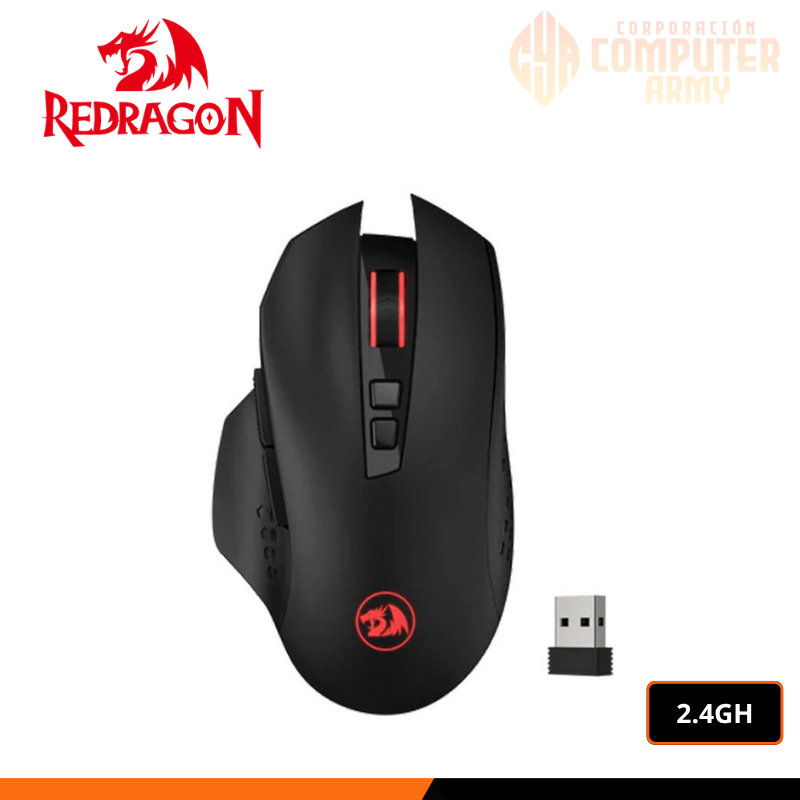 ERP-1943-1.png MOUSE INALÁMBRICO REDRAGON BM-2995, TRES MODOS DE 2.4 G/BLUETOOTH/MOUSE ERGO RGB - Imagen 1